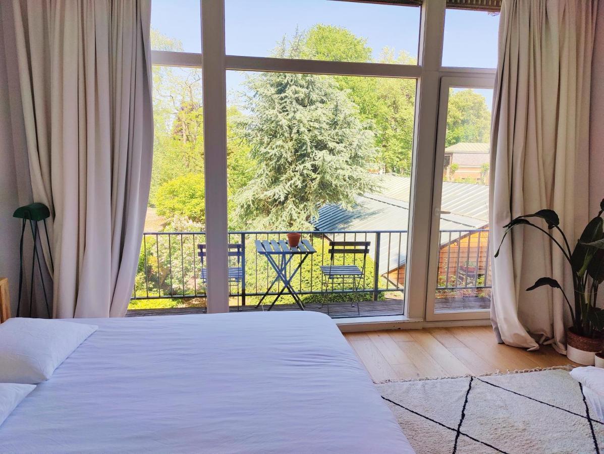 Traditional Chic, High Ceilings' Apt Aircos And Garage Anversa Esterno foto