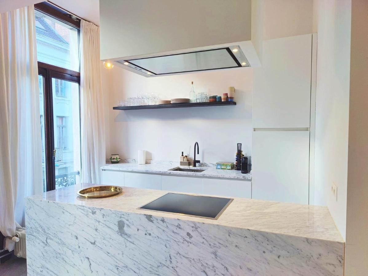 Traditional Chic, High Ceilings' Apt Aircos And Garage Anversa Esterno foto