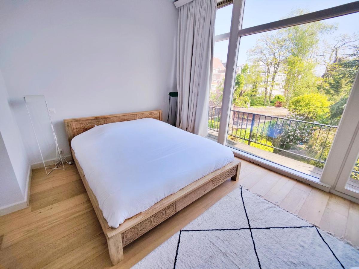 Traditional Chic, High Ceilings' Apt Aircos And Garage Anversa Esterno foto